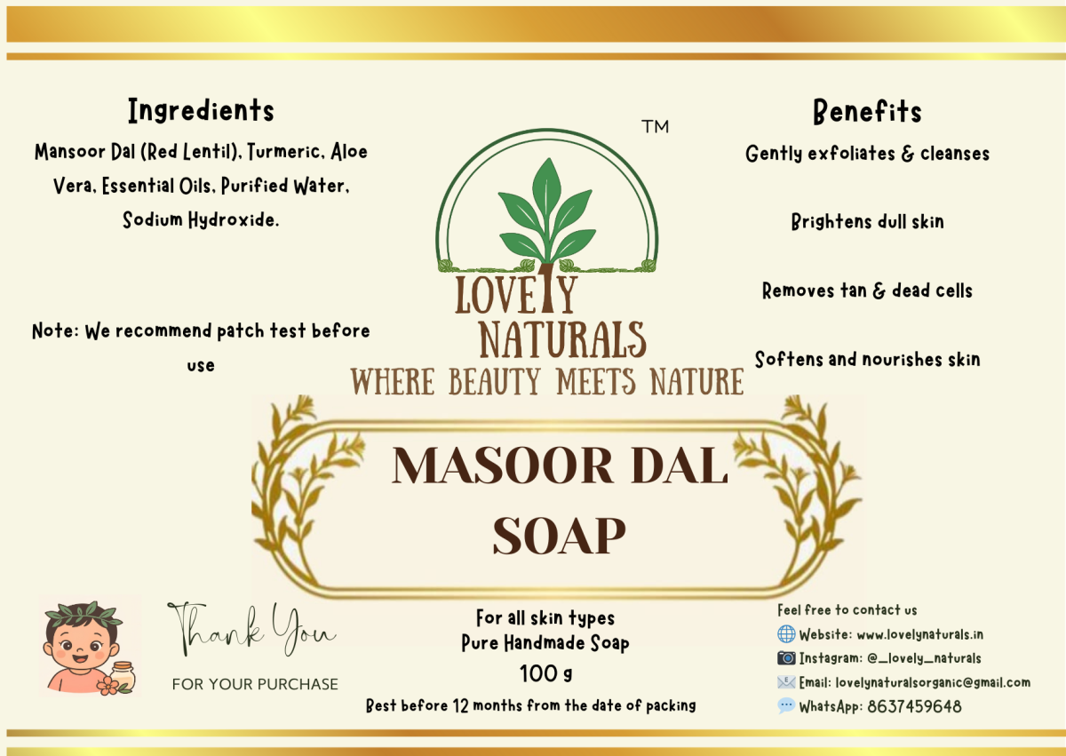 Masoor Dal Soap