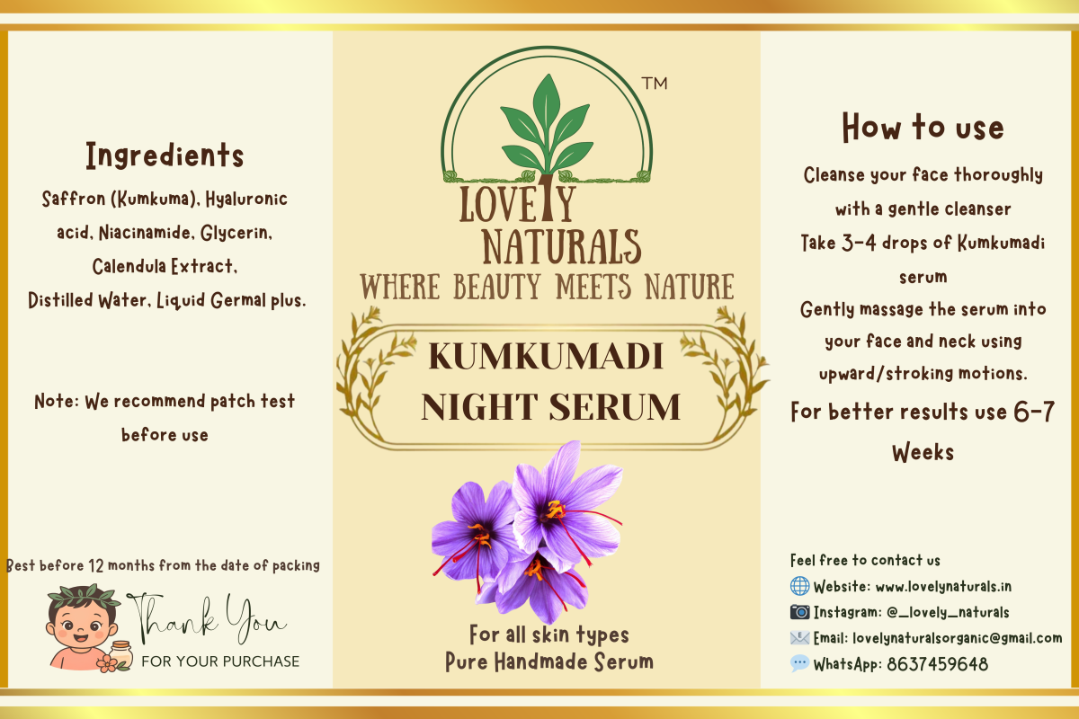 Kumkumadi Night Serum