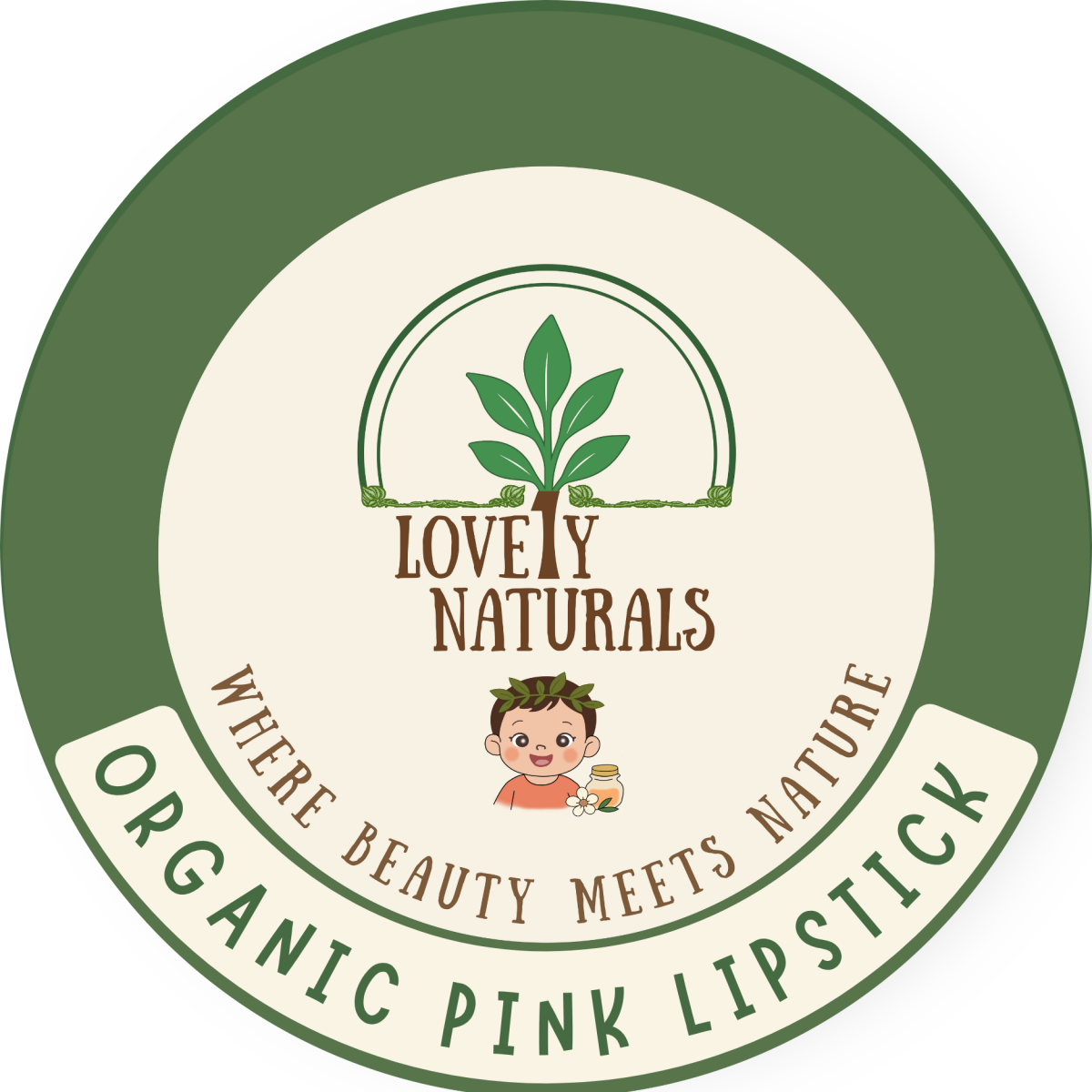 Organic Pink Lipstick